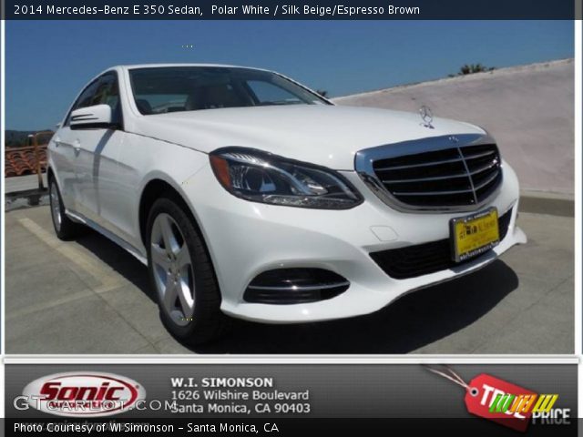 2014 Mercedes-Benz E 350 Sedan in Polar White