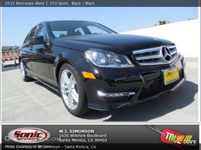 2013 Mercedes-Benz C 250 Sport in Black