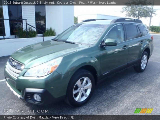2013 Subaru Outback 2.5i Limited in Cypress Green Pearl