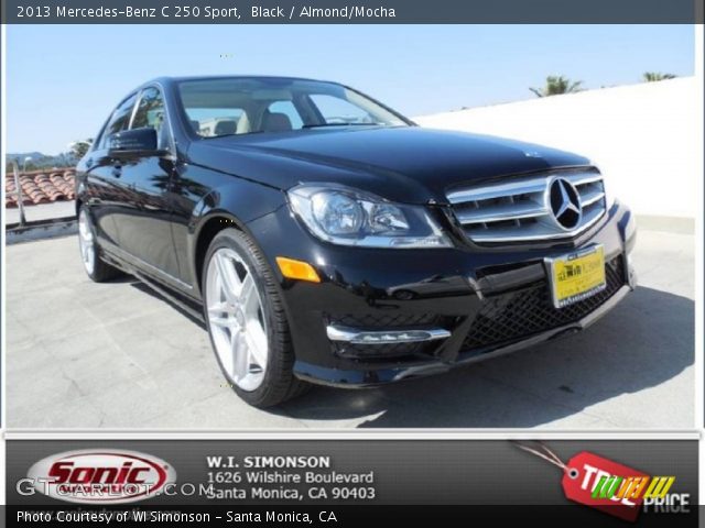 2013 Mercedes-Benz C 250 Sport in Black