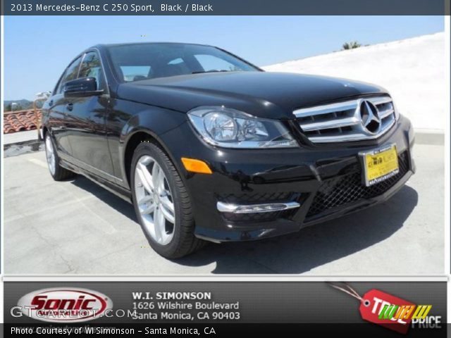 2013 Mercedes-Benz C 250 Sport in Black