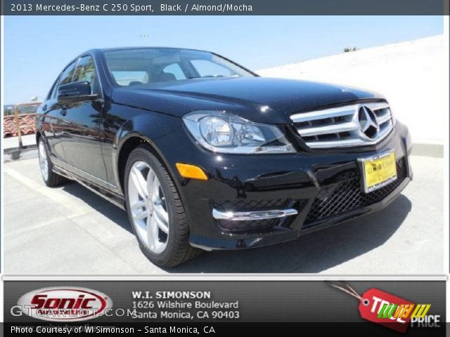 2013 Mercedes-Benz C 250 Sport in Black