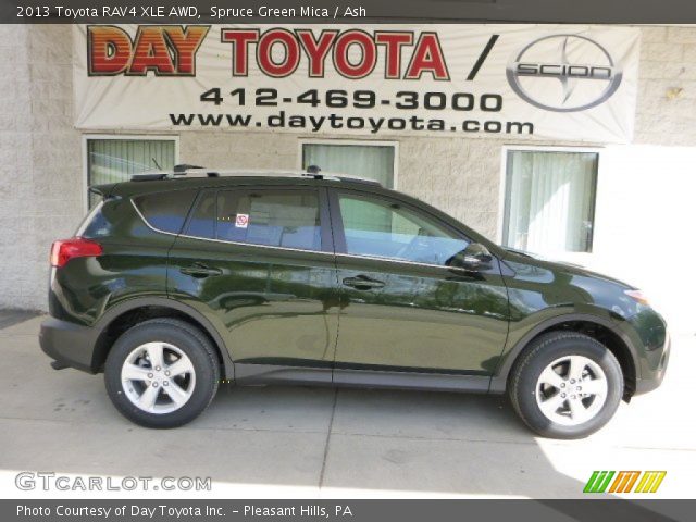 2013 Toyota RAV4 XLE AWD in Spruce Green Mica