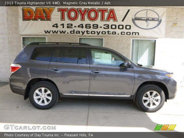 2013 Toyota Highlander V6 4WD in Magnetic Gray Metallic