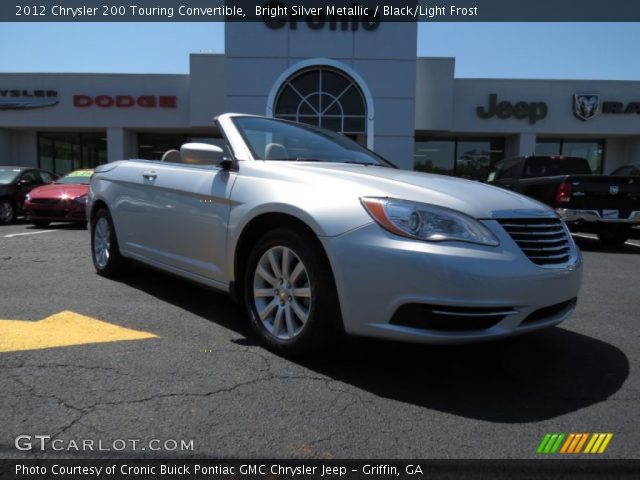 2012 Chrysler 200 Touring Convertible in Bright Silver Metallic