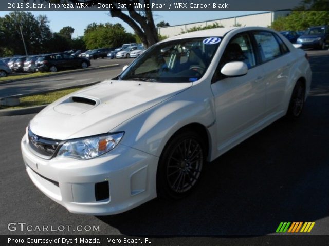 2013 Subaru Impreza WRX 4 Door in Satin White Pearl