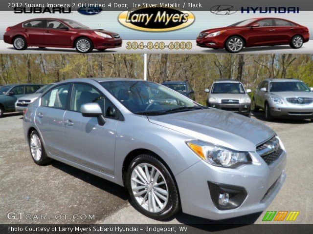 2012 Subaru Impreza 2.0i Limited 4 Door in Ice Silver Metallic