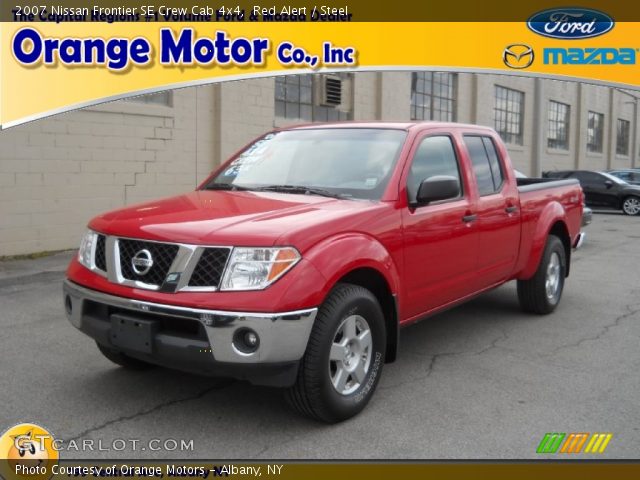 2007 Nissan Frontier SE Crew Cab 4x4 in Red Alert