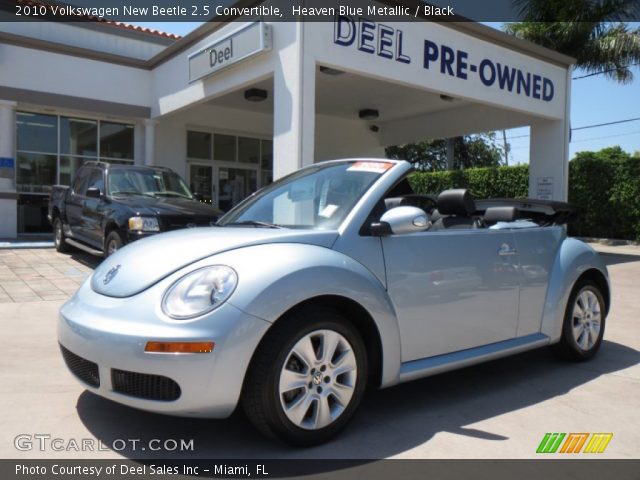 2010 Volkswagen New Beetle 2.5 Convertible in Heaven Blue Metallic