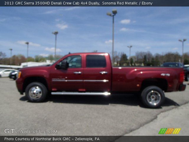 2013 GMC Sierra 3500HD Denali Crew Cab 4x4 Dually in Sonoma Red Metallic