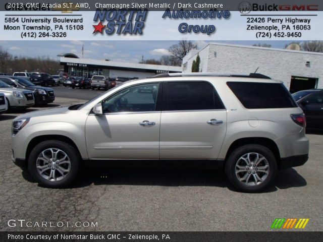 2013 GMC Acadia SLT AWD in Champagne Silver Metallic