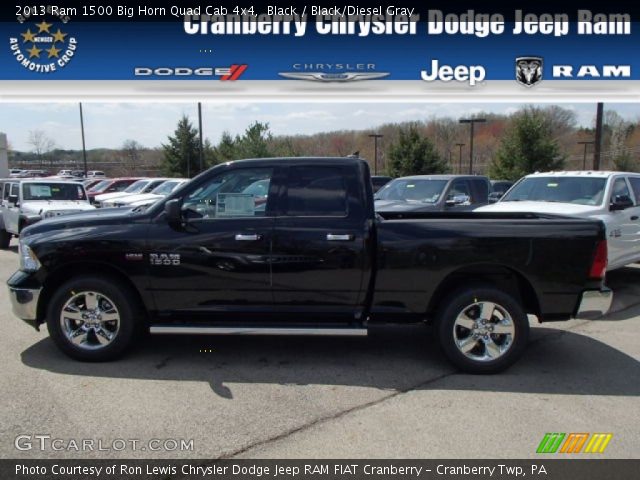 2013 Ram 1500 Big Horn Quad Cab 4x4 in Black