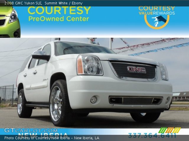 2008 GMC Yukon SLE in Summit White