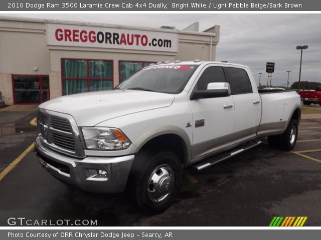 2010 Dodge Ram 3500 Laramie Crew Cab 4x4 Dually in Bright White