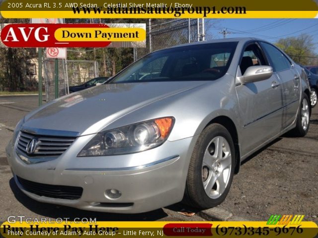 2005 Acura RL 3.5 AWD Sedan in Celestial Silver Metallic