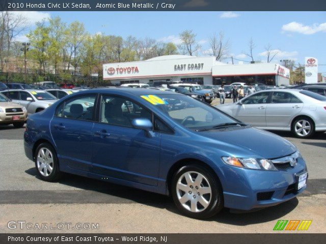 2010 Honda Civic LX Sedan in Atomic Blue Metallic