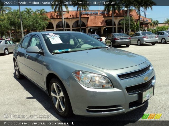 2009 Chevrolet Malibu Hybrid Sedan in Golden Pewter Metallic