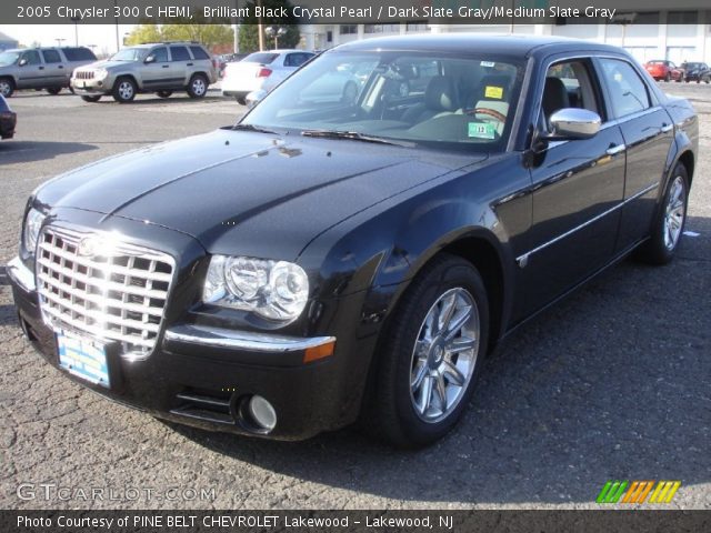 Brilliant Black Crystal Pearl 2005 Chrysler 300 C Hemi
