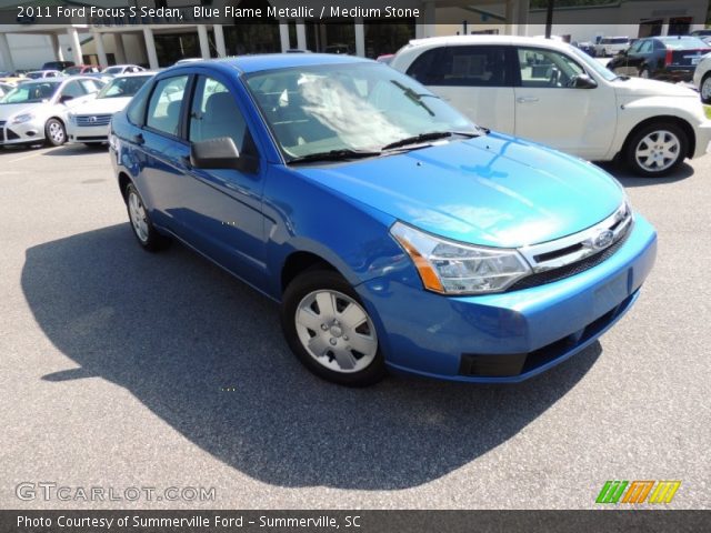 2011 Ford Focus S Sedan in Blue Flame Metallic
