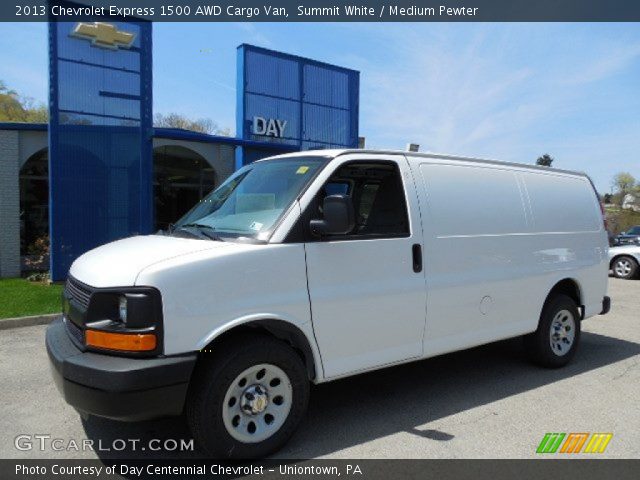 2013 Chevrolet Express 1500 AWD Cargo Van in Summit White