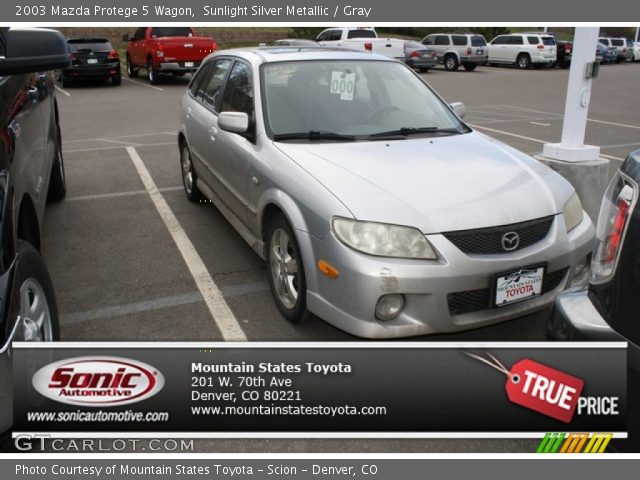 2003 Mazda Protege 5 Wagon in Sunlight Silver Metallic