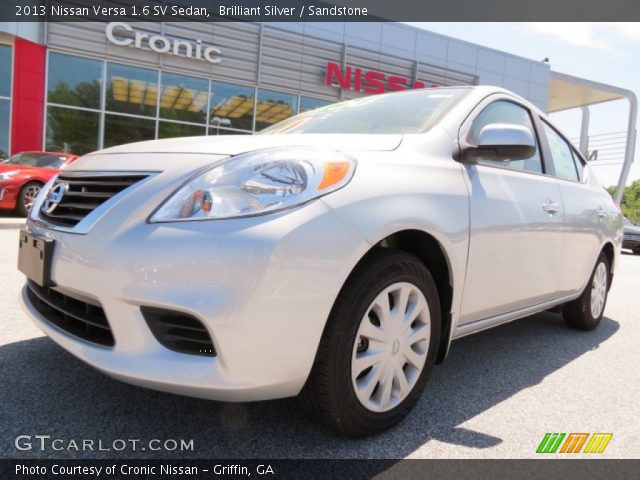 2013 Nissan Versa 1.6 SV Sedan in Brilliant Silver