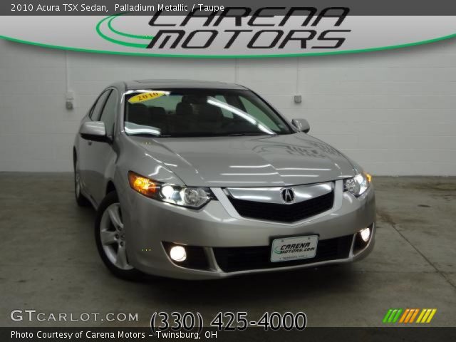 2010 Acura TSX Sedan in Palladium Metallic