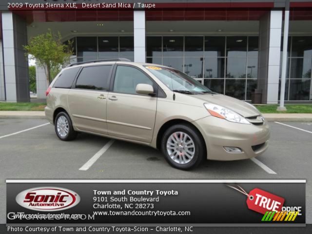 2009 Toyota Sienna XLE in Desert Sand Mica