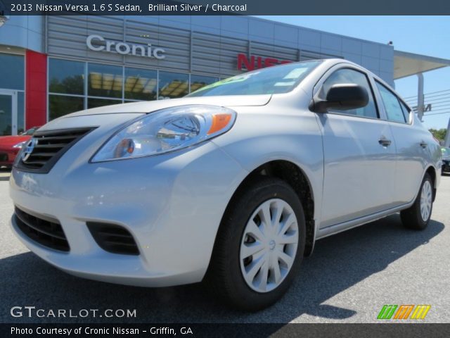2013 Nissan Versa 1.6 S Sedan in Brilliant Silver