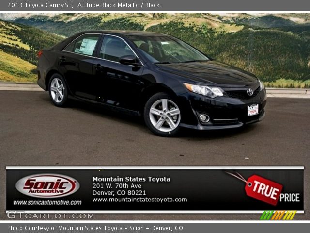 2013 Toyota Camry SE in Attitude Black Metallic