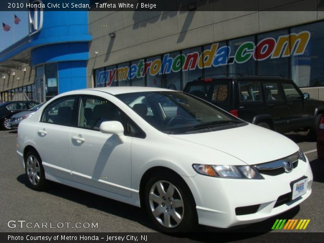 2010 Honda Civic LX Sedan in Taffeta White