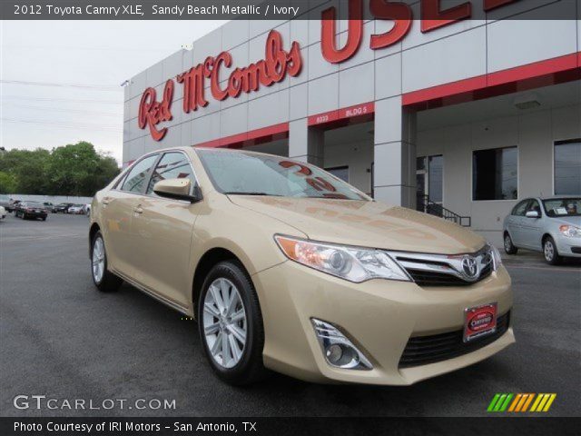 2012 Toyota Camry XLE in Sandy Beach Metallic