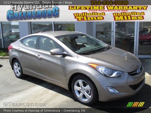 2013 Hyundai Elantra GLS in Desert Bronze