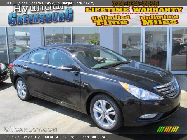 2013 Hyundai Sonata Limited in Midnight Black