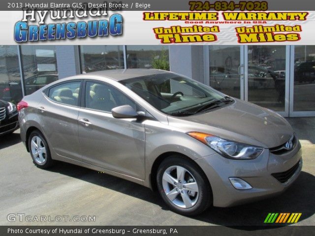 2013 Hyundai Elantra GLS in Desert Bronze
