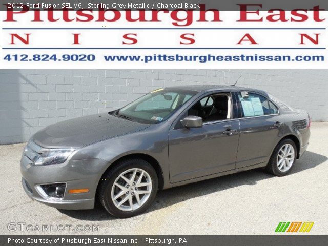 2012 Ford Fusion SEL V6 in Sterling Grey Metallic