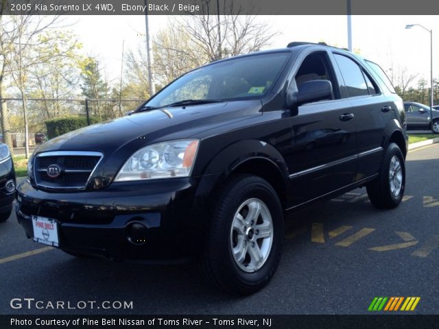 2005 Kia Sorento LX 4WD in Ebony Black