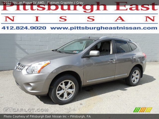 2011 Nissan Rogue SV AWD in Platinum Graphite