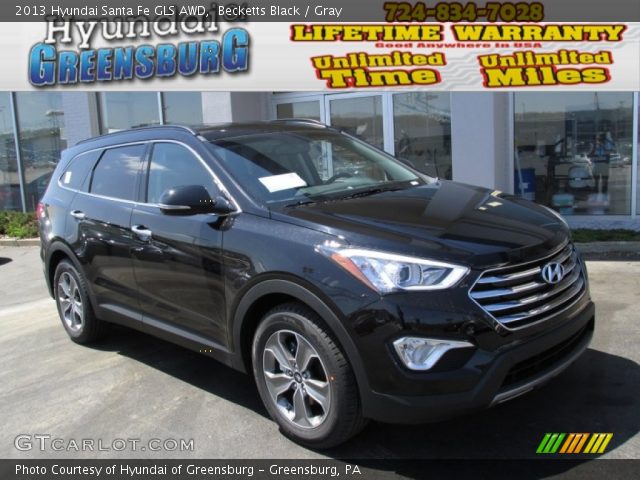 2013 Hyundai Santa Fe GLS AWD in Becketts Black