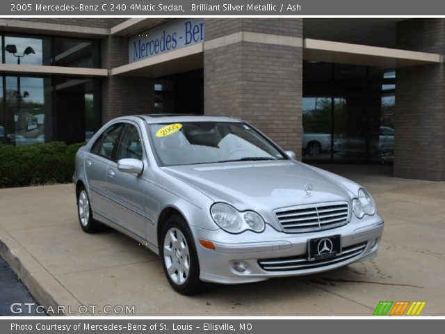 2005 Mercedes-Benz C 240 4Matic Sedan in Brilliant Silver Metallic