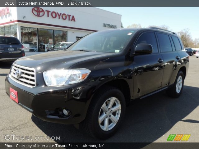 2010 Toyota Highlander SE 4WD in Black