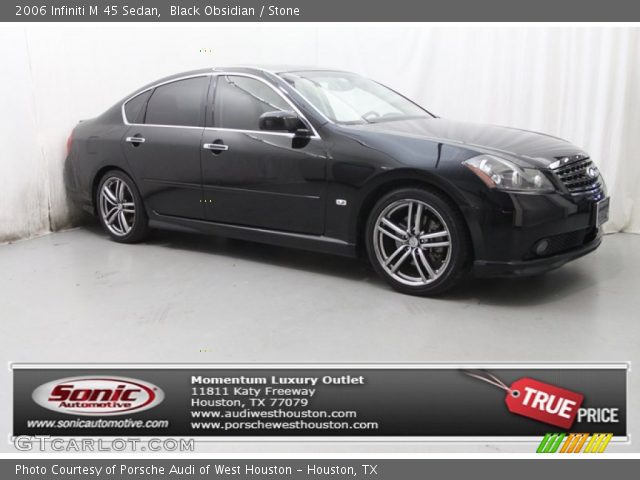 2006 Infiniti M 45 Sedan in Black Obsidian