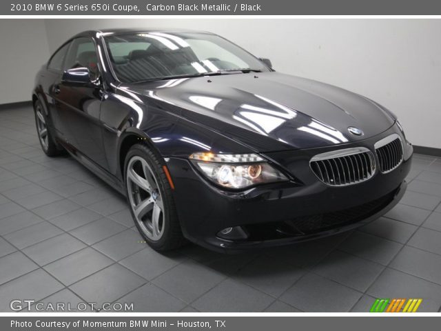 2010 BMW 6 Series 650i Coupe in Carbon Black Metallic