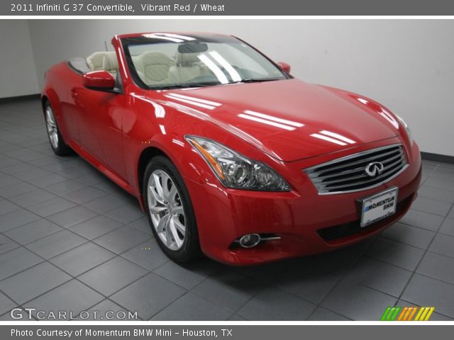 2011 Infiniti G 37 Convertible in Vibrant Red