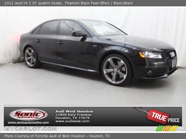2012 Audi S4 3.0T quattro Sedan in Phantom Black Pearl Effect