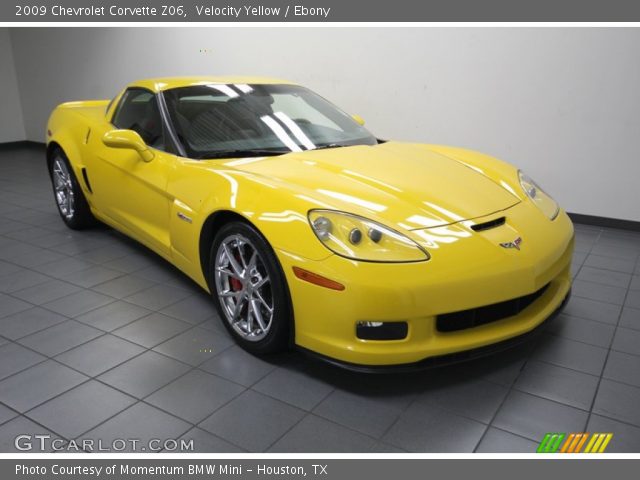 2009 Chevrolet Corvette Z06 in Velocity Yellow