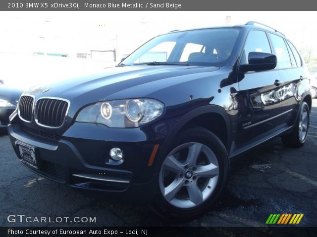 2010 BMW X5 xDrive30i in Monaco Blue Metallic