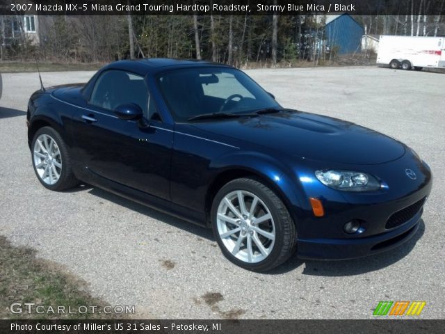 2007 Mazda MX-5 Miata Grand Touring Hardtop Roadster in Stormy Blue Mica