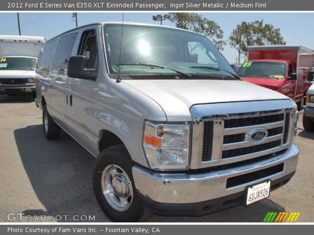 2012 Ford E Series Van E350 XLT Extended Passenger in Ingot Silver Metallic