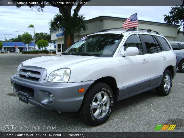 2006 Hyundai Santa Fe GLS in Nordic White